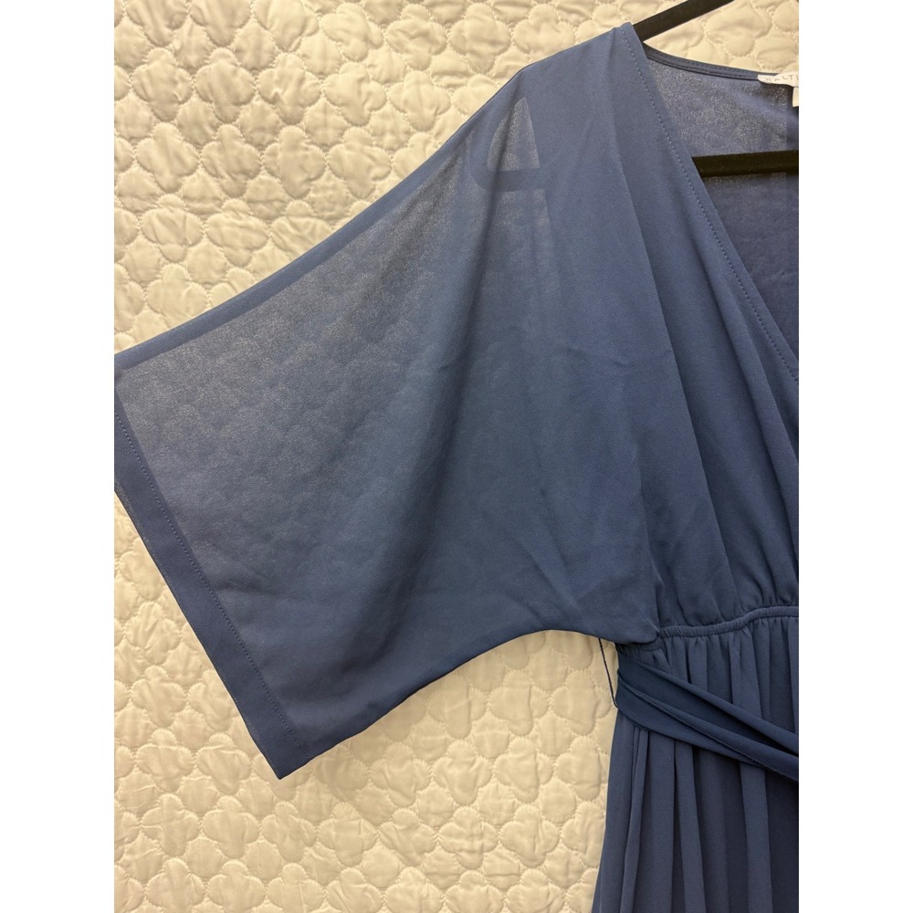 Baltic Born Flutter Sleeve Navy Maxi Dress Size Small - Bump Friendly‎ - Picture 6 of 13